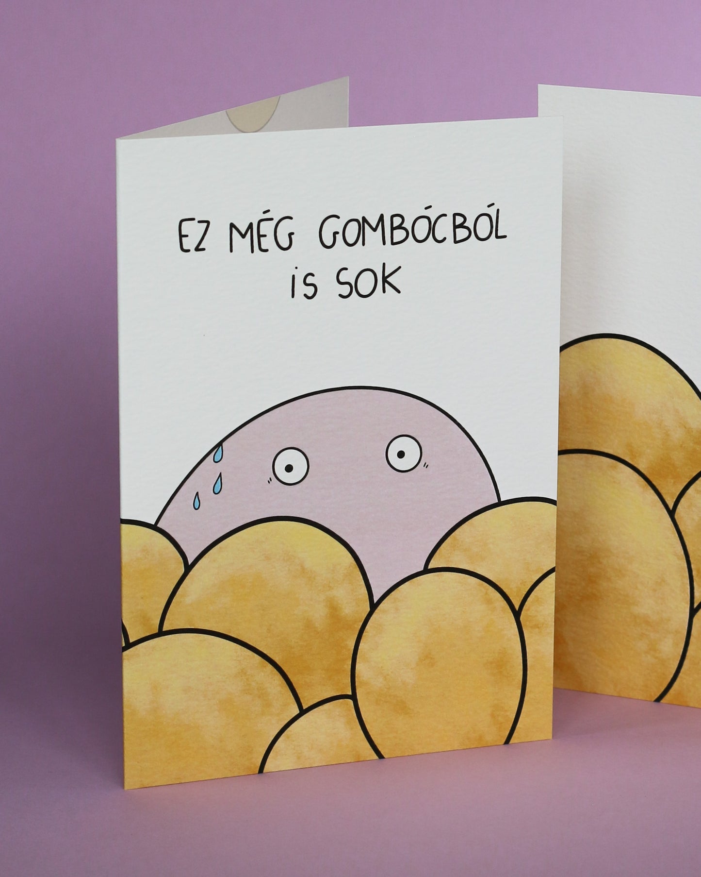 gombócból is sok képeslap