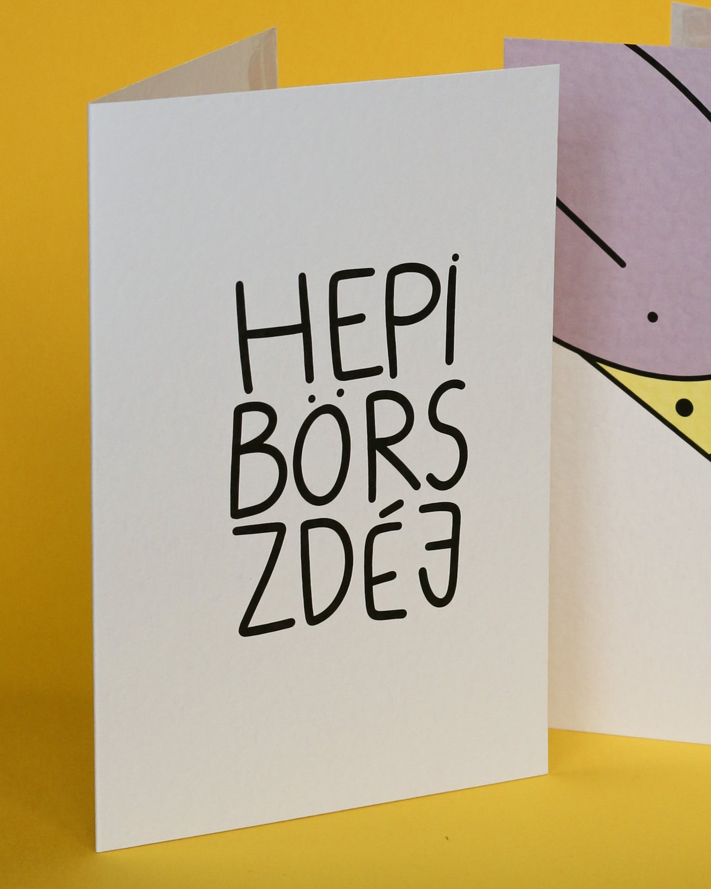 hepibörszdéj képeslap