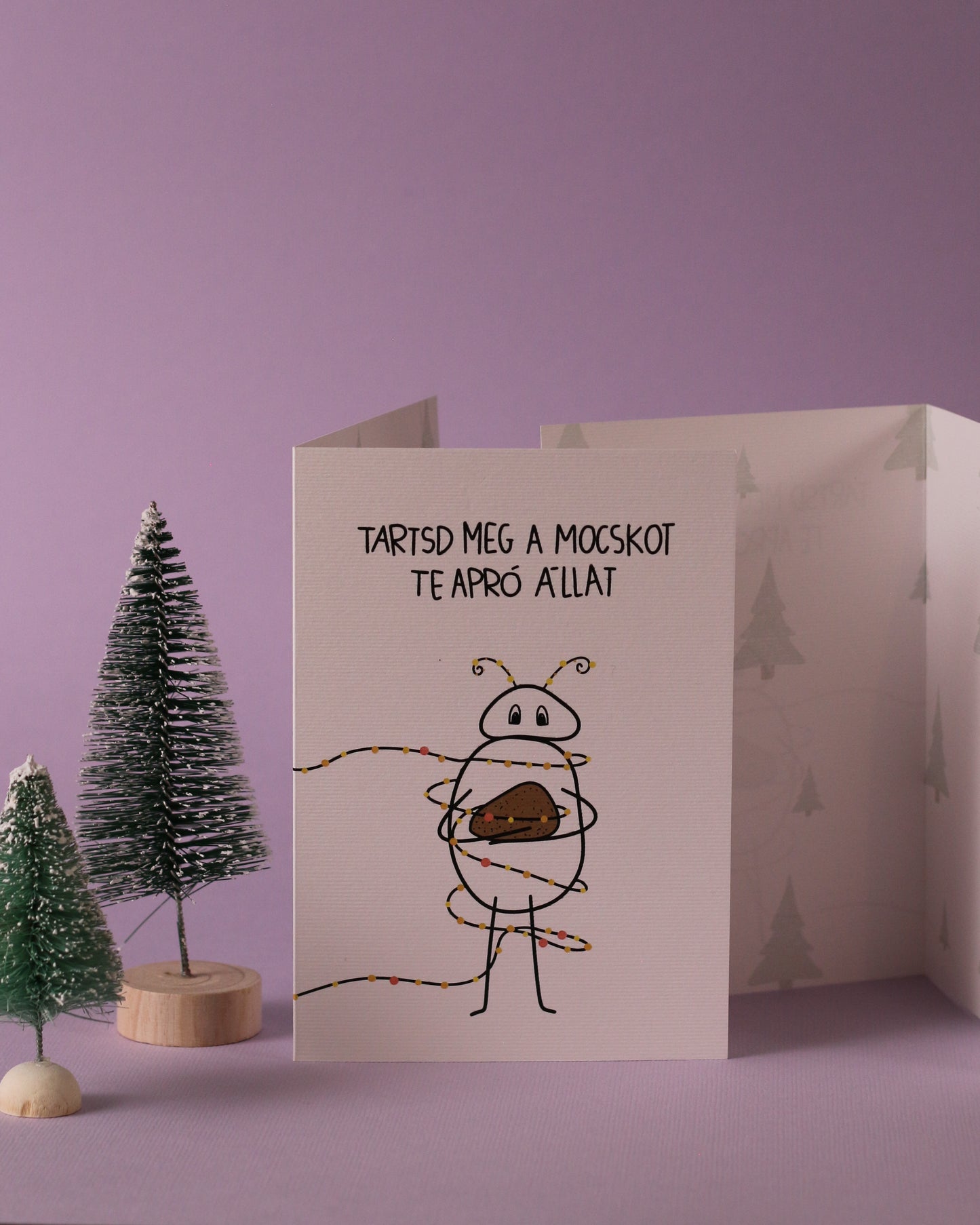 karácsonyi és miku képeslapok