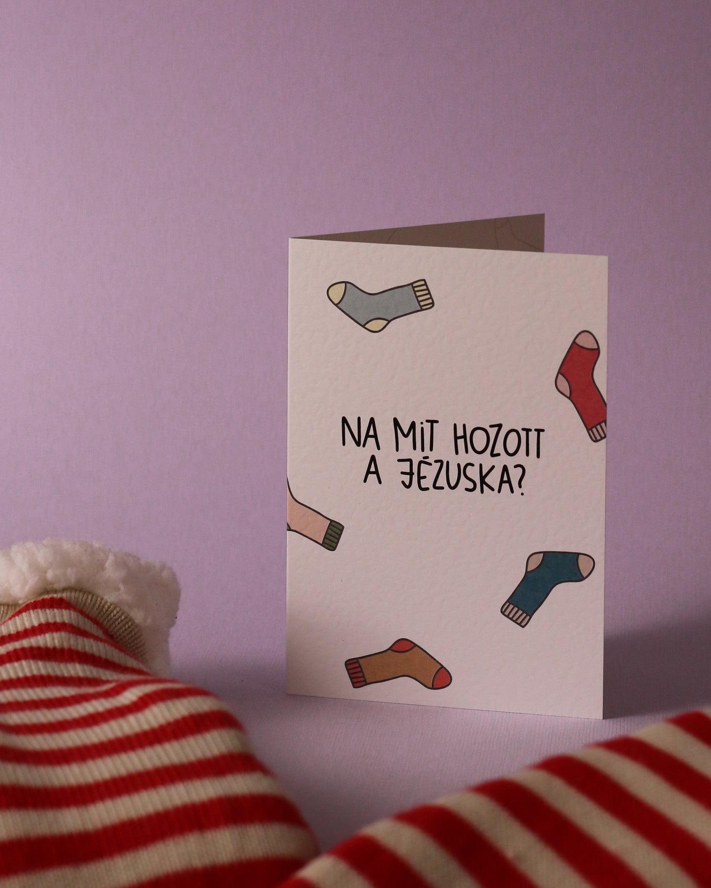 karácsonyi és miku képeslapok