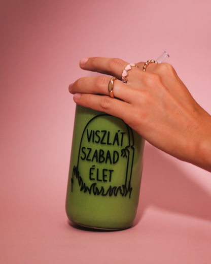 viszlát szabad élet pohár