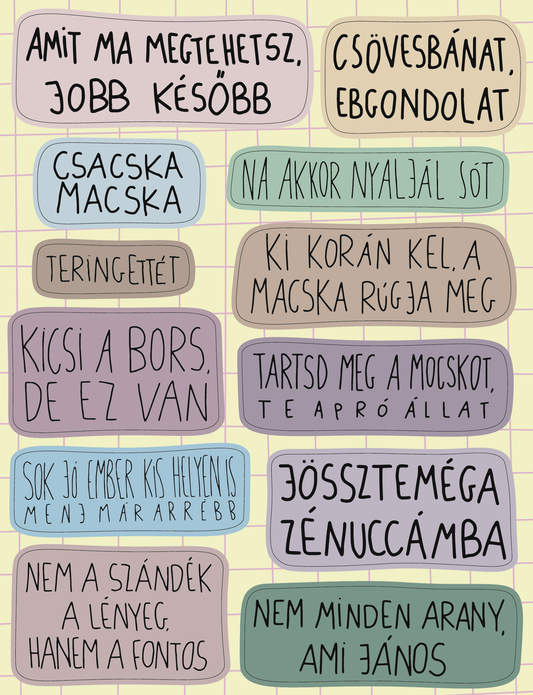 konda kedvencei matrica csomag
